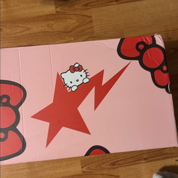 Bape-sta Hello Kitty Inspo Sneakers in Red and Pink - Picture 7 of 7
